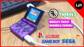 Funkey S  Worlds Smallest Handheld Console Unboxing amp Review [upl. by Oicnedurp]