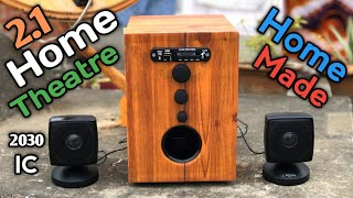 How To Make 21 Home Theater at Home  How to Make High Quality Sound System  21 Home Theater [upl. by Iene]