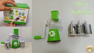 Tabletop Drum Grater ‎Vegetables Slicerkitchenfoodschannel [upl. by Abigail]