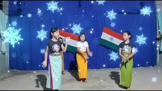 Mitchi Karan Manipuri Dance  By Yasingfa English School New Mohong  Arunachal Pradesh G Vlog [upl. by Stanfill]