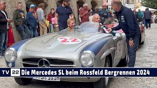 MOTOR TV22 MercedesBenz 190 SLR amp 300 SL Roadster beim Rossfeld Bergrennen 2024 [upl. by Nodmac]