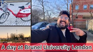 A day at Brunel University London  International Students at Brunel University  Vlog [upl. by Ettesoj]