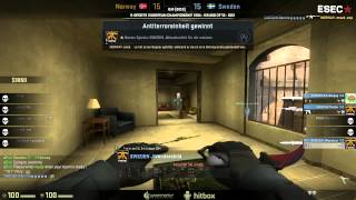 Norwegen vs Schweden  Achtelfinale European Championship 2014  demirage Map 1 [upl. by Liz]