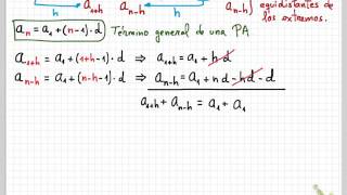 Terminos equidistantes extremos en PA [upl. by Gerg]