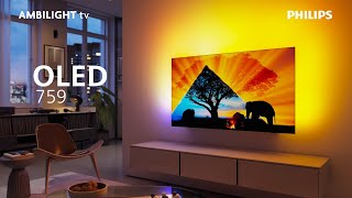 Philips Ambilight TV  OLED 759 [upl. by Rehotsirk]