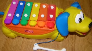 Fisher price dog xylophoneFisherPrice Toddlerz Toddlin Tunes Puppy [upl. by Seavey556]