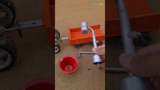 Mini tractor project mini motor water pump science project video [upl. by Davenport560]