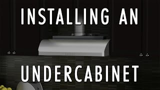 How to Install An Under Cabinet Range Hood  ZLINE Range Hood Installation [upl. by Orth]