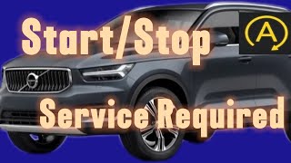 Volvo XC40 Start Stop Service Required How To Replace Support Battery And Reset System [upl. by Oiliduab345]