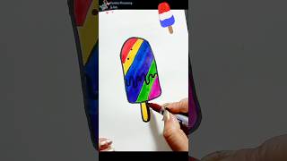 Ice cream stick 🍡icecreamytshortstrendingshortsytshortstrendingshortsdrawingartrainbow [upl. by Stralka]