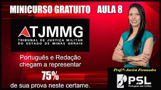 TJM MG Minicurso Gratuito Português e Redação Jacira Fernandes  Aula 8 Classes de Palavras [upl. by Wheaton]