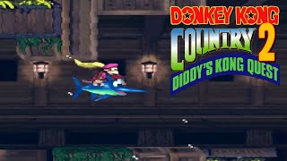 Donkey Kong Country 2 Diddys Kong Quest  Lockjaws Locker [upl. by Acireed922]