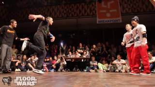 MELTING FORCE France vs OTOKOGI Japan  3on3 QuarterFinal  FLOOR WARS 2011 [upl. by Kcod]