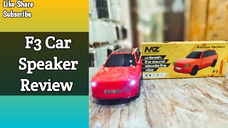 MZ F3 Car Speaker Review And Unboxing [upl. by Alis]