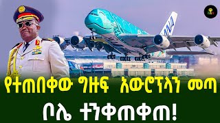 በጉጉት የተጠበቀው ግዙፍ አውሮፕላን መጣ ቦሌ ተንቀጠቀጠች [upl. by Ear39]