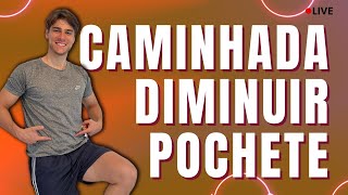 🔴 Caminhada em casa diminuir pochete sem flacidez [upl. by Lynna16]