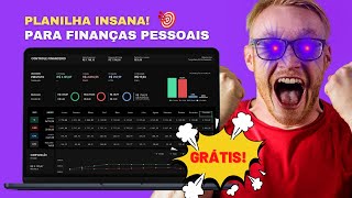 A planilha mais insana de finanças pessoais que vai usar na vida Versão 70 Grátis e 80 Premium [upl. by Domph]