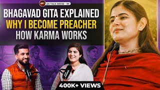 EP65 Devi Chitralekha About Why She Become Preacher Bhagwad Geeta amp How Karma Works  AK Talk Show [upl. by Seabrooke]