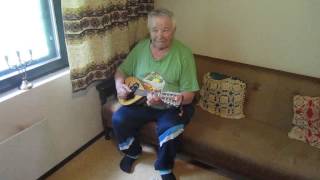 Grandpa plays Ievan Polkka Mandolin [upl. by Eilla]