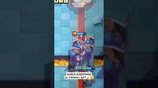 NUNCA SUBESTIMES AL FIREBALL BAIT ☄👑🛡🐷 clahroyale español memes tiktok supercell capcut [upl. by Aicetal]