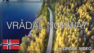 Norway 4k Drone video Vrådal drone dronevideo norway norway4k [upl. by Arlina]