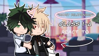 Class 1A react to  secret relationship  BKDK  DKBK  rkoa [upl. by Nwahsal]