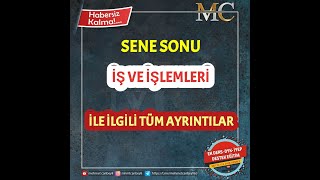 SENE SONU İŞLEMLERİYIL SONU KARNE İŞLEMLERİ [upl. by Netsrijk]