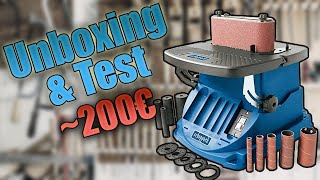 Ponceuse Oscillante à Bande Scheppach OSM600 200€  Unboxing amp Test [upl. by Felix273]