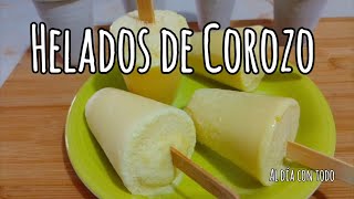 Deliciosos Helados Caseros de CorozoHelados de Frutas [upl. by Gnut]