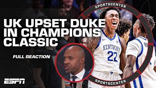 FULL REACTION to Champions Classic Jay Williams on Duke vs Kentucky amp Michigan St vs Kansas  SC [upl. by Naujit]