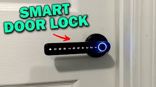 Elemake Smart Fingerprint Door Lock Review and How To Install [upl. by Alair]