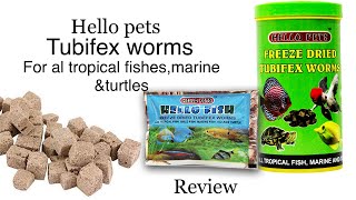 Hello pets DryTubifex worms fish food for fishes [upl. by Hploda]