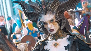 LILITH COSPLAY 🔥 DIABLO IV 🔥 ► BLIZZCON 2019 HENCHMEN STUDIOS [upl. by Inihor]