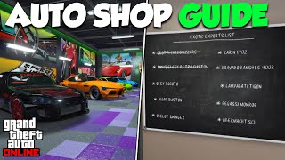 GTA Online AUTO SHOP Money Guide  GTA Online Auto Shop Guide amp Tips To Make MILLIONS [upl. by Asyen566]