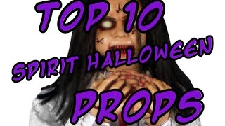 Top 10 Spirit Halloween PROPS [upl. by Valdis73]