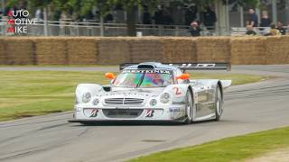 BEST OF Mercedes Sounds  Goodwood FOS  CLK LM Sauber C9 F1 W12 W25 amp More [upl. by Devitt535]