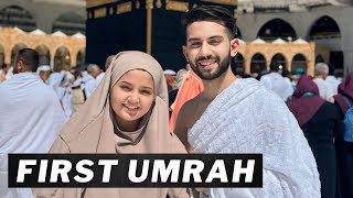 Kaaba dekh kar first time buhat roya😭 Alhumdulillah umrah done ❤️ [upl. by Graig479]