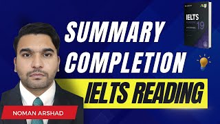 IELTS Academic Summary Completion Book 19 Test 1 By Sir Noman Arshad [upl. by Darraj]