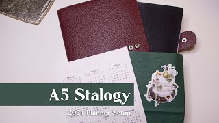 2024 Planner Setup  A5 Stalogy Plan with Me  Planmas Day 4 [upl. by Jeaz]