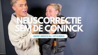 Neuscorrectie van Sem de Coninck MTV by IMed Medical Istanbul [upl. by Kendall]