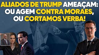 Guerra Aliados de Trump pressionam Moraes ao ameaçar cortar verba da Comissão de Direitos Humanos [upl. by Hairabez]