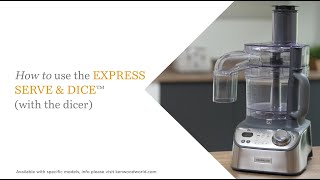 MultiPro Express Weigh  How to Use the Express Serve amp Dice™ with dicer [upl. by Reube]