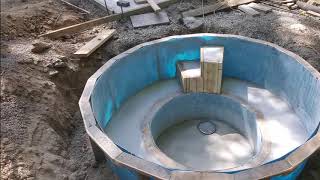 API Custom Fiberglass Hot Tub [upl. by Kerrison]