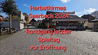 Herbstkirmes Saerbeck 2024 Rundgang [upl. by Jsandye]