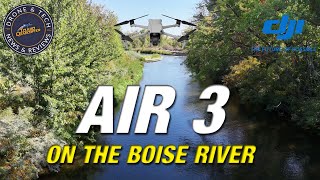 DJI Air 3 in Eagle Idaho on the Boise River  Are the Fall Colors Showing Yet [upl. by Maxfield]