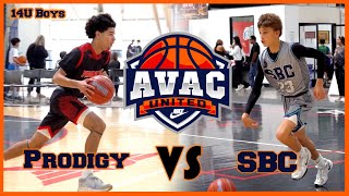 Prodigy vs SBC  Game Film  AVAC United PreThanksgiving Invitational  14U Boys  112324 [upl. by Aiderfla]