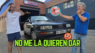 Voy a MARCS GARAGE a por la PEGATINA FIDEDIGNA con el Audi Coupé y SALE MAL [upl. by Elsey]