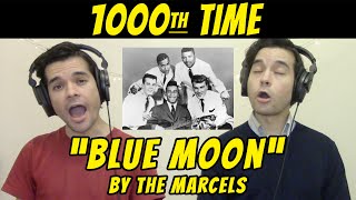 Blue Moon  The Marcels  TWINS REACTION to 1000th time listen [upl. by Nnednarb]