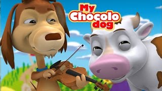 JUGUEMOS EN EL CAMPO  CANCIONES INFANTILES  MI PERRO CHOCOLO EN INGLÉS [upl. by Lotus]