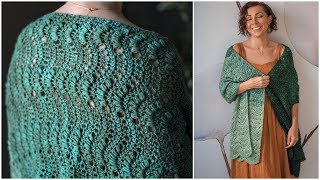 Easy StepbyStep Instructions to Crochet the Calming Beginner Friendly Colina Shawl [upl. by Ibbob319]